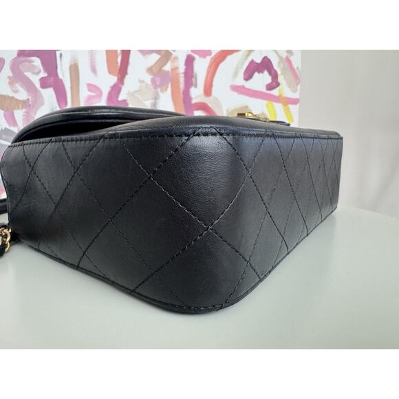 Chanel Elegant two tone tan black single flap medium (2016) - Picture 6 of 12